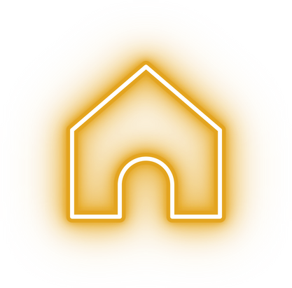Neon yellow home icon